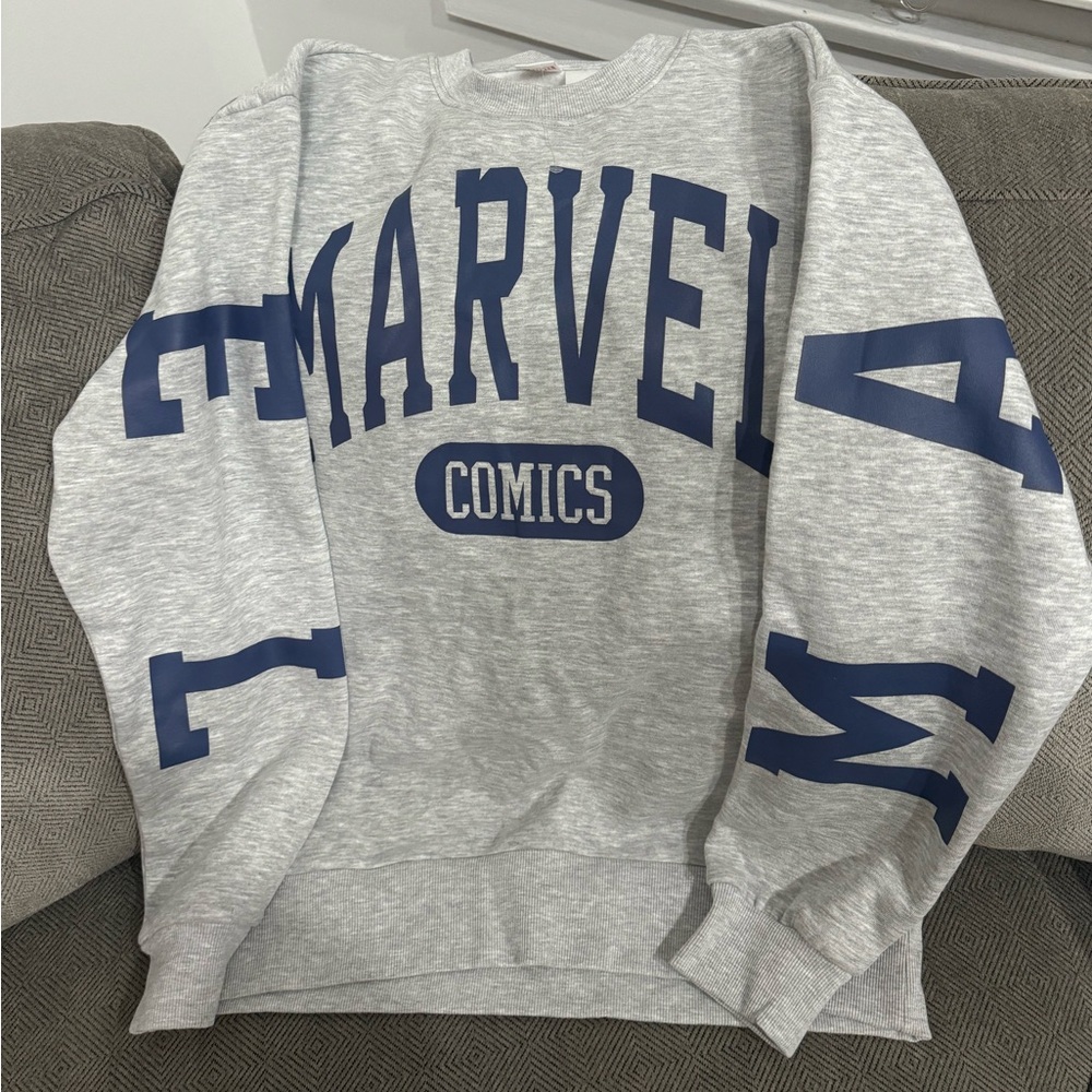 Grey Marvel Sweatshirt